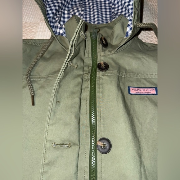 VINEYARD VINES Anorak Rain Jacket in Green Size XS - Picture 6 of 7